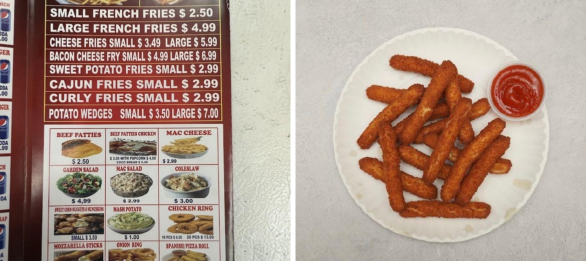 New Lots Fried Chicken and Pizza Menu