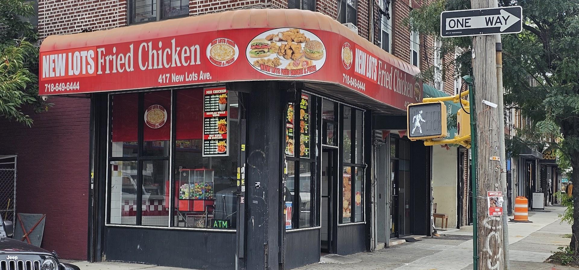 New Lots Fried Chicken and Pizza Menu